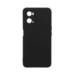 Silicone Case with Camera Shield for Oppo A96 4G Black